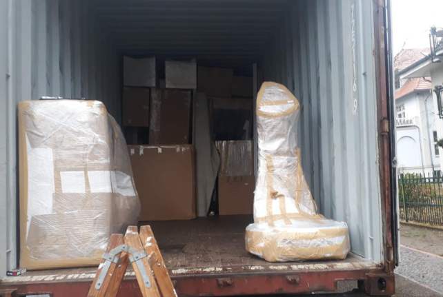 Stückgut-Paletten von Bottrop nach Burkina Faso transportieren